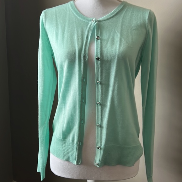 New York & Company Tops - New York and company Small mint green cardigan